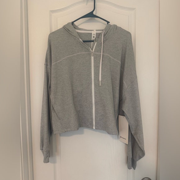lululemon athletica Sweaters - Lululemon NWT Peached Jersey Full-Zip Hoodie